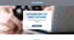 Desktop Screenshot of e-giftcards.com
