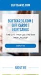 Mobile Screenshot of e-giftcards.com
