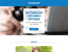 Tablet Screenshot of e-giftcards.com